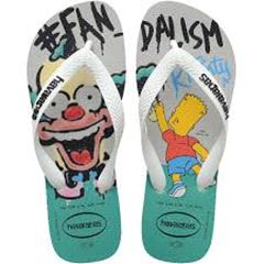 Sandália Havaianas Simpsons Bege Palha 43/44