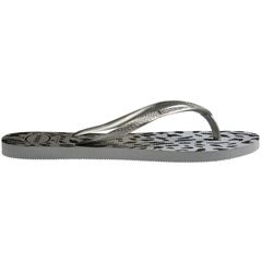 Sandália Havaianas Slim Animals Cinza/Cinza 33/34