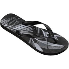 Sandália Havaianas Aloha Preto/Preto/Cinza 37/38
