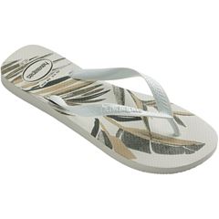 Sandália Havaianas Aloha Branco/Branco/Verde Oliva 37/38