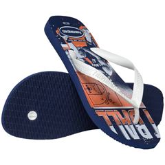 Sandália Havaianas Top Athletic Marinho/Branco/Branco 37/38