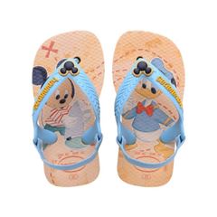 Sandália Havaianas Baby Disney Classic Amarelo Pop 21