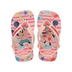 Sandália Havaianas Baby Disney Classic Rosa Vermelha 21
