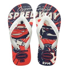 Sandália Havaianas Kids Cars Branco/Branco/Branco 25/26