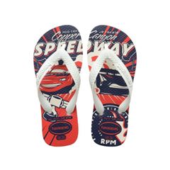 Sandália Havaianas Kids Cars Branco/Branco/Branco 27/28