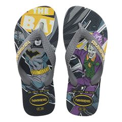 Sandália Havaianas Kids Top Heróis Cinza Aço 29/30