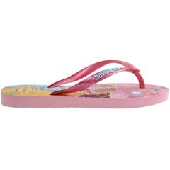 Sandália Havaianas Kids Slim Princesa Rosa Glow 23/24