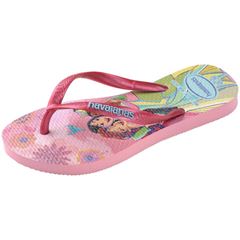 Sandália Havaianas Kids Slim Princesa Rosa Glow 23/24
