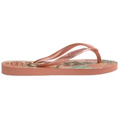 Sandália Havaianas Kids Slim Princesa Rosa Clay 23/24