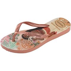 Sandália Havaianas Kids Slim Princesa Rosa Clay 23/24