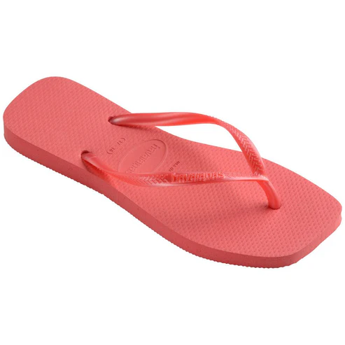 Sandália Havaianas Slim Square Coral Tropical 37/38