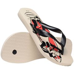 Sandália Havaianas Kids Top Disney Bege Palha 29/0