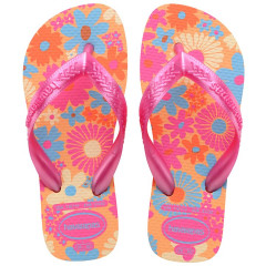 Sandália Havaianas Kids Flores Pêssego 31/32