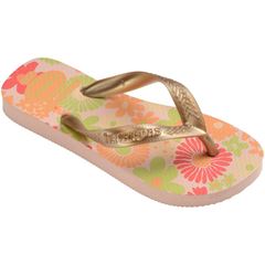 Sandália Havaianas Kids Flores Rosa Ballet 25/26