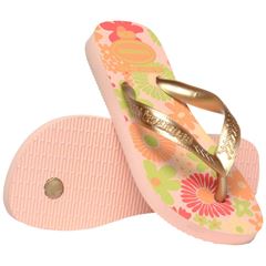 Sandália Havaianas Kids Flores Rosa Ballet 25/26