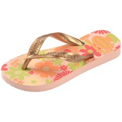 Sandália Havaianas Kids Flores Rosa Ballet 25/26