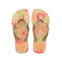 Sandália Havaianas Kids Flores Rosa Ballet 31/32