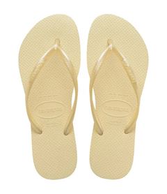 Sandália Havaianas Slim Glitter II Areia/Dourado Claro Metálico 35/36