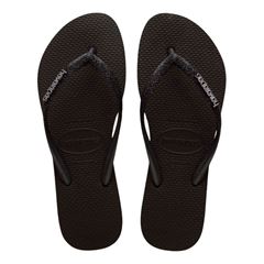 Sandália Havaianas Slim Glitter II Preto/Preto 39/40