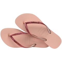 Sandália Havaianas Slim Glitter II Rosa/Rosa 33/34