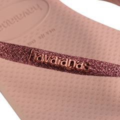 Sandália Havaianas Slim Glitter II Rosa/Rosa 33/34