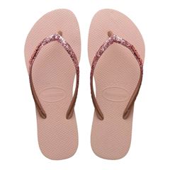 Sandália Havaianas Slim Glitter II Rosa/Rosa 39/40