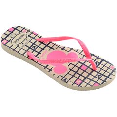 Sandália Havaianas Slim Disney Bege Palha 39/40