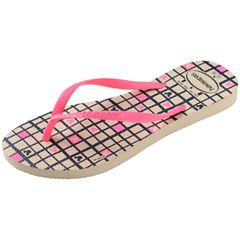 Sandália Havaianas Slim Disney Bege Palha 39/40