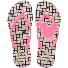 Sandália Havaianas Slim Disney Bege Palha 39/40