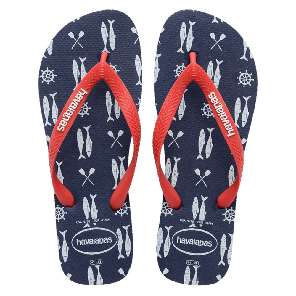 Sandália Havaianas Top Náutico Marinho/Vermelho Rubi 43/44