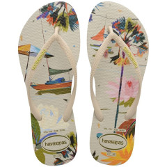 Sandália Havaianas Slim Summer Bliss Bege Palha 33/34