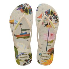 Sandália Havaianas Slim Summer Bliss Bege Palha 35/36