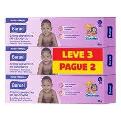 Creme Preventivo de Assaduras Infantil Tuma da Xuxinha 45g Leve 3 Pague 2