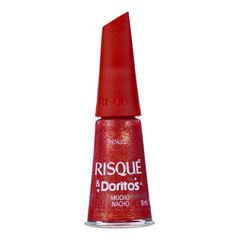Esmalte Vermelho Risqué & Doritos Mucho Nacho Metálico 8ml