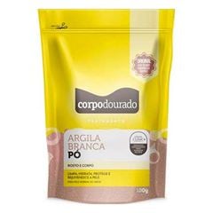 Argila em Pó para Corpo Dourado Branca 100g