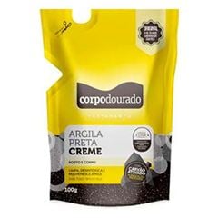 Argila Creme Corpo Dourado Preta 100g