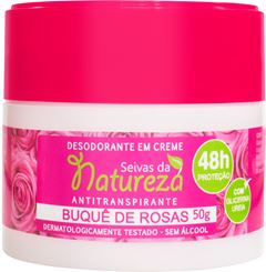 Desodorante Creme Seivas Da Natura Bouquet De Rosas 50g