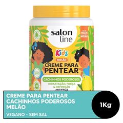 Creme Para Pentear Salon Line Kids Melão 1kg