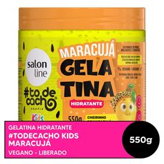 GELATINA HIDRATANTE TODECACHO KIDS MARACUJA SALON LINE 550G