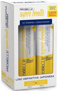 Shampoo e Condicionador Probelle Liso Japonesa Kit