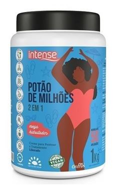 Creme Tratamento Intense Griffus 2 Em 1 Potão de Milhões Onda dos Cachos 1Kg
