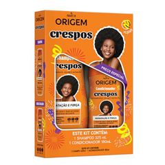 Shampoo + Condicionador Origem Crespos 325ml + 180ml