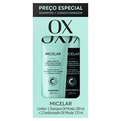 SHAMPOO + CONDICIONADOR OX HIDRATAÇAO REVITALIZANTE 200 + 170ML