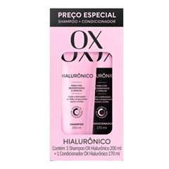 SHAMPOO + CONDICIONADOR OX HIDRATACAO REVITALIZANTE 200 + 170ML