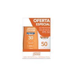 Kit Cenoura & Bronze Facial FPS50 + Protetor FPS30 110ml