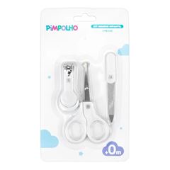 Kit Higiene Pimpolho Bebê 3 Peças Unissex