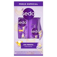 Kit Shampoo + Condicionador Seda Liso Perfeito Shampoo 300ml + Condicionador 190ml