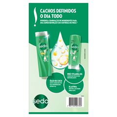 Kit Shampoo + Condicionador Seda Cachos Definidos Shampoo 300ml + Condicionador 190ml