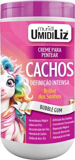 Creme Para Pentear Umidiliz Cachos Bubble Gum 925g