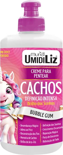 Creme Para Pentear Umidiliz Cachos Bubble Gum 300ml